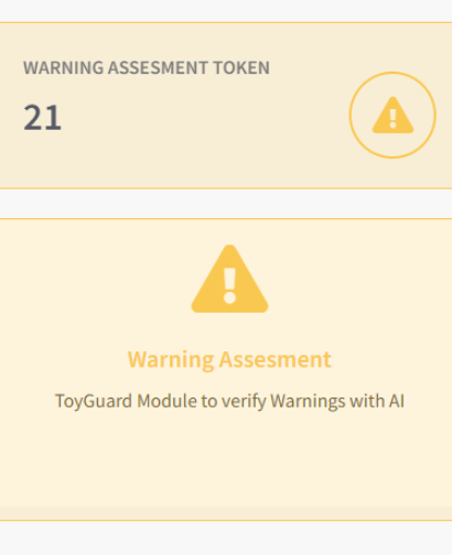 AI Assesment (Risk product and warning check)